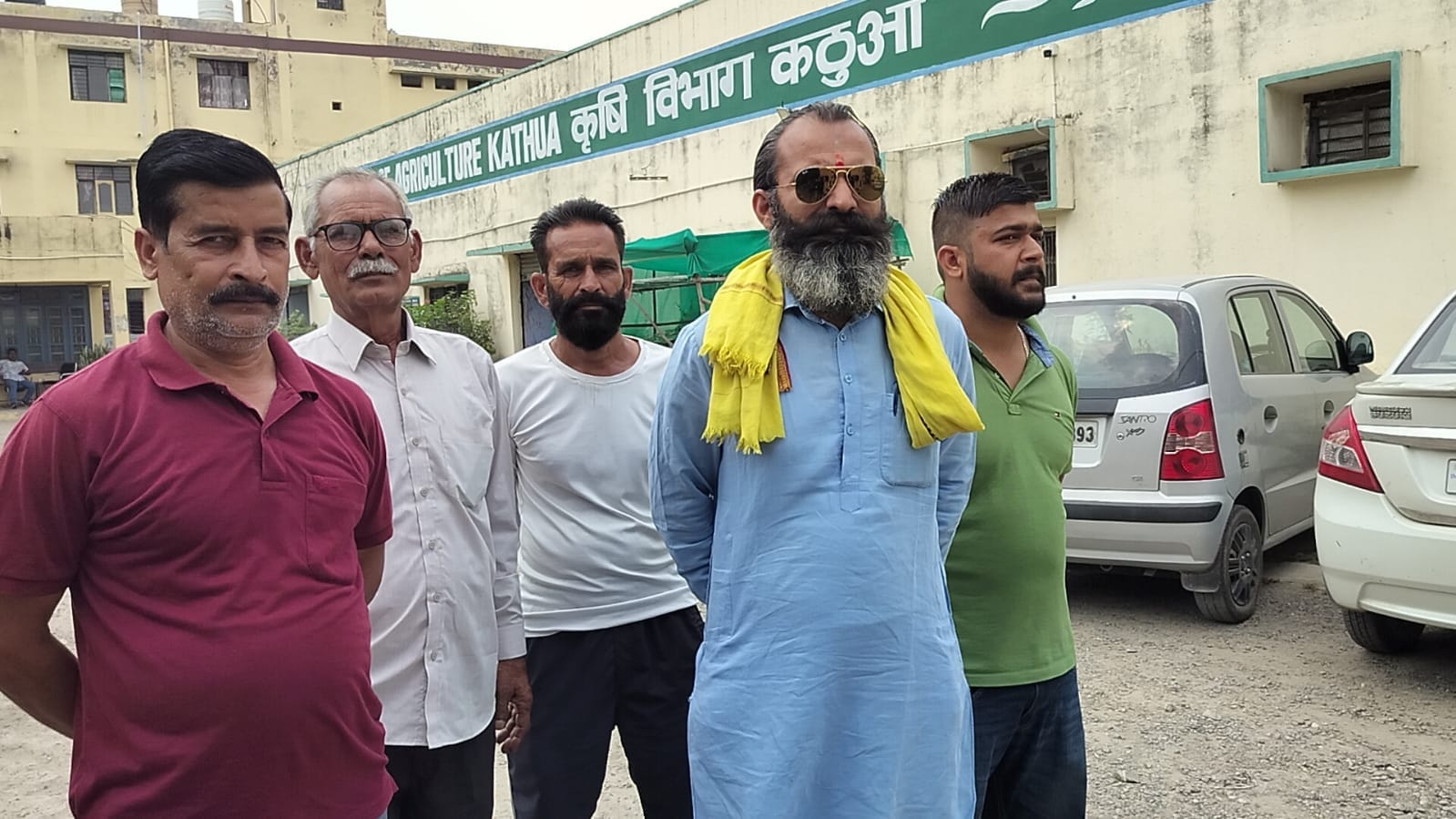 किसानों की समस्या लेकर जिला कृषि कार्यालय पहुंचे भाजपा किसान मोर्चा नेता। संवाद