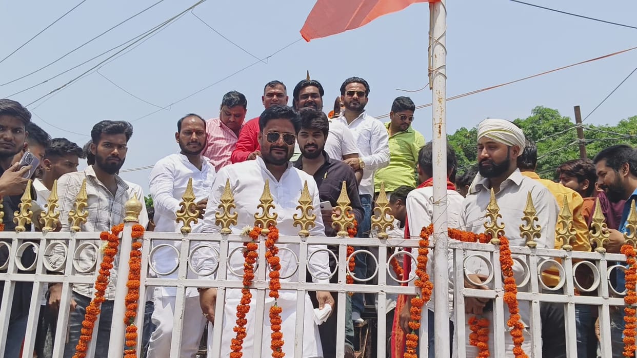 Rajput Karni Sena paid homage to Maharana Pratap