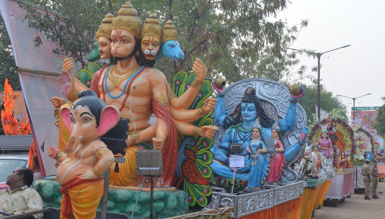 Maharana Pratap's procession started with bravery, courage and self-respect.