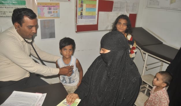 Public health fairs are teeming with patients suffering from viral fever and stomach infections.