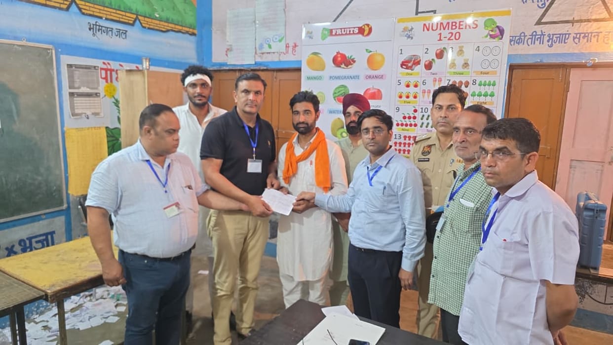 Gurpreet crowned Sarpanch of Tamaspura