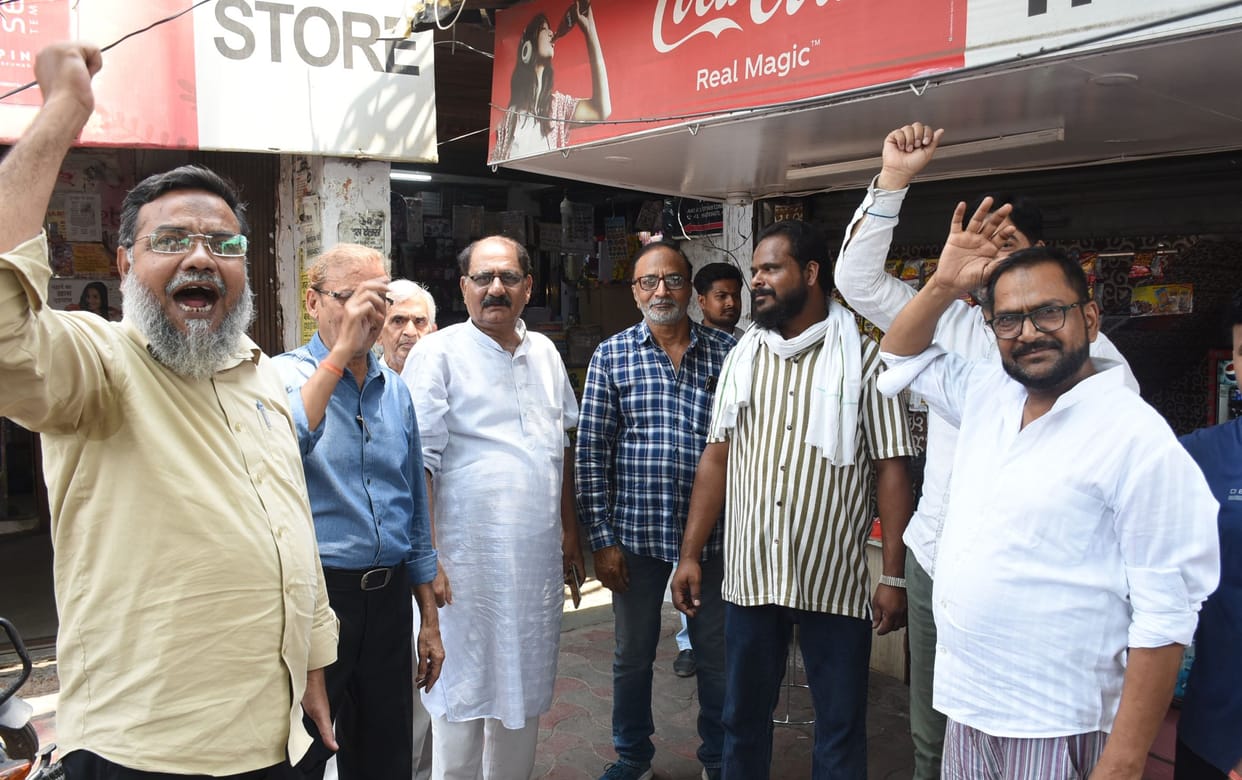 Protest against delay in converting prepaid meters to postpaid