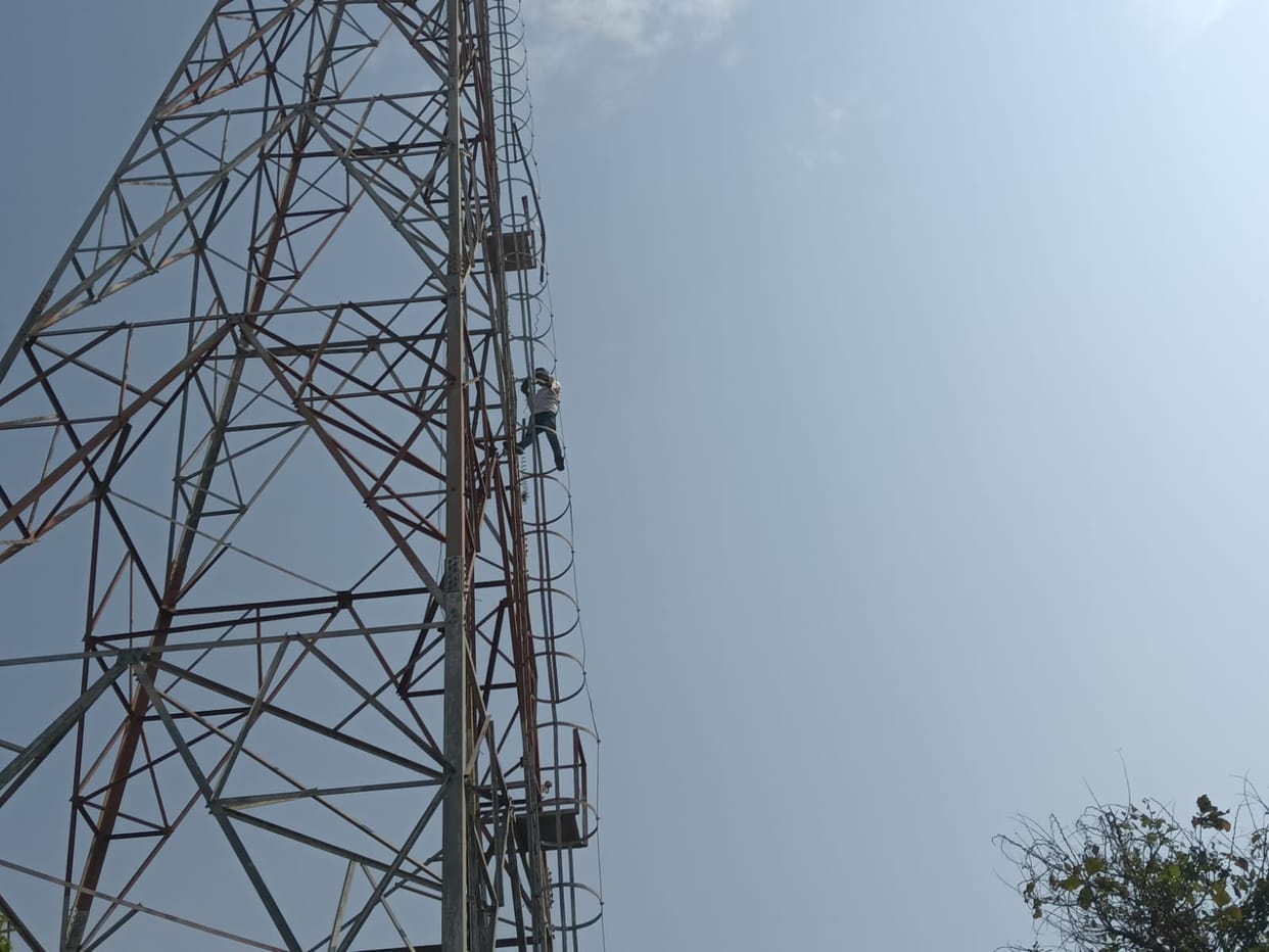 Seduced Sister-in-Law Under Pretext of Marriage; Now Climbs Mobile Tower
