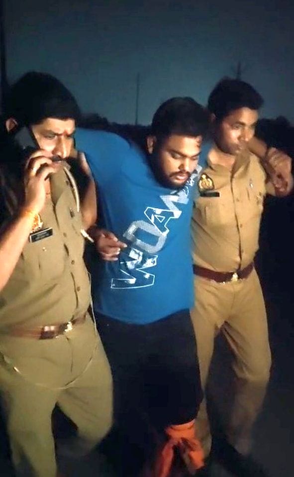 Four arrested in encounter, one shot