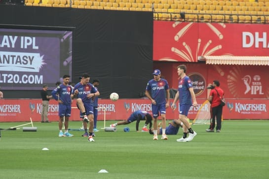 Punjab Kings vs Delhi Capitals Net War in Dharamsala