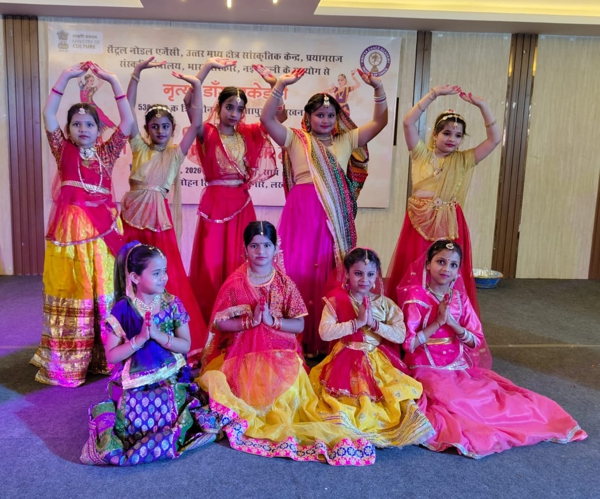 Artists showcased their folk dance