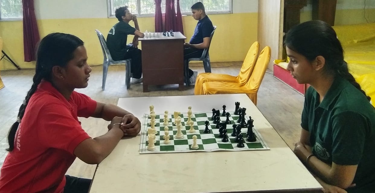Players showcase their skills in the chess competition