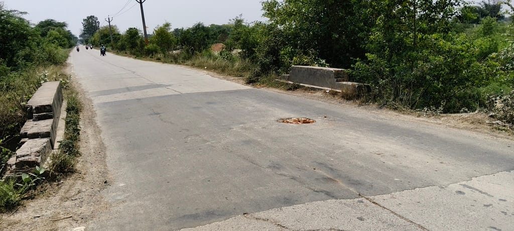People are troubled due to the damage to the culvert
