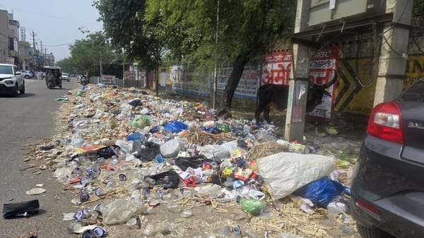 Garbage on every street and road, foul smell started rising