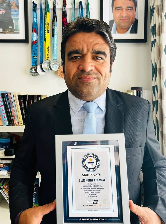 Bahadurgarh's Rohit enters Guinness Book of Records, creates history at London Marathon