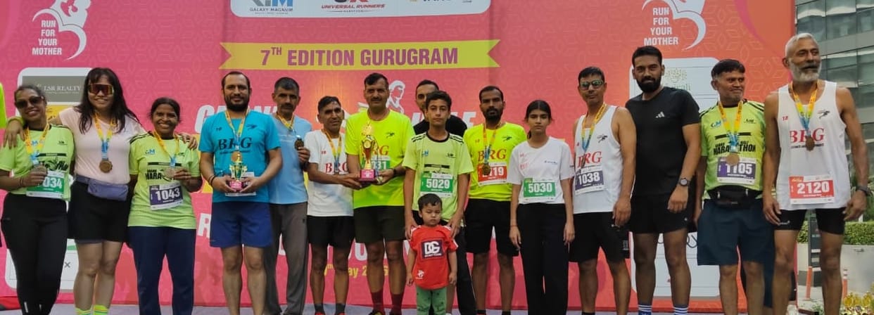 BRG runners and cyclists win 22 medals on Mother's Day