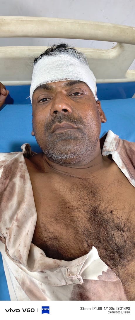 Two groups clash over cutting a tree branch, injuring five people, including a retired soldier, who attacked with rifles and sharp weapons. Tension prevails in Fatehabad's Mallapura village.