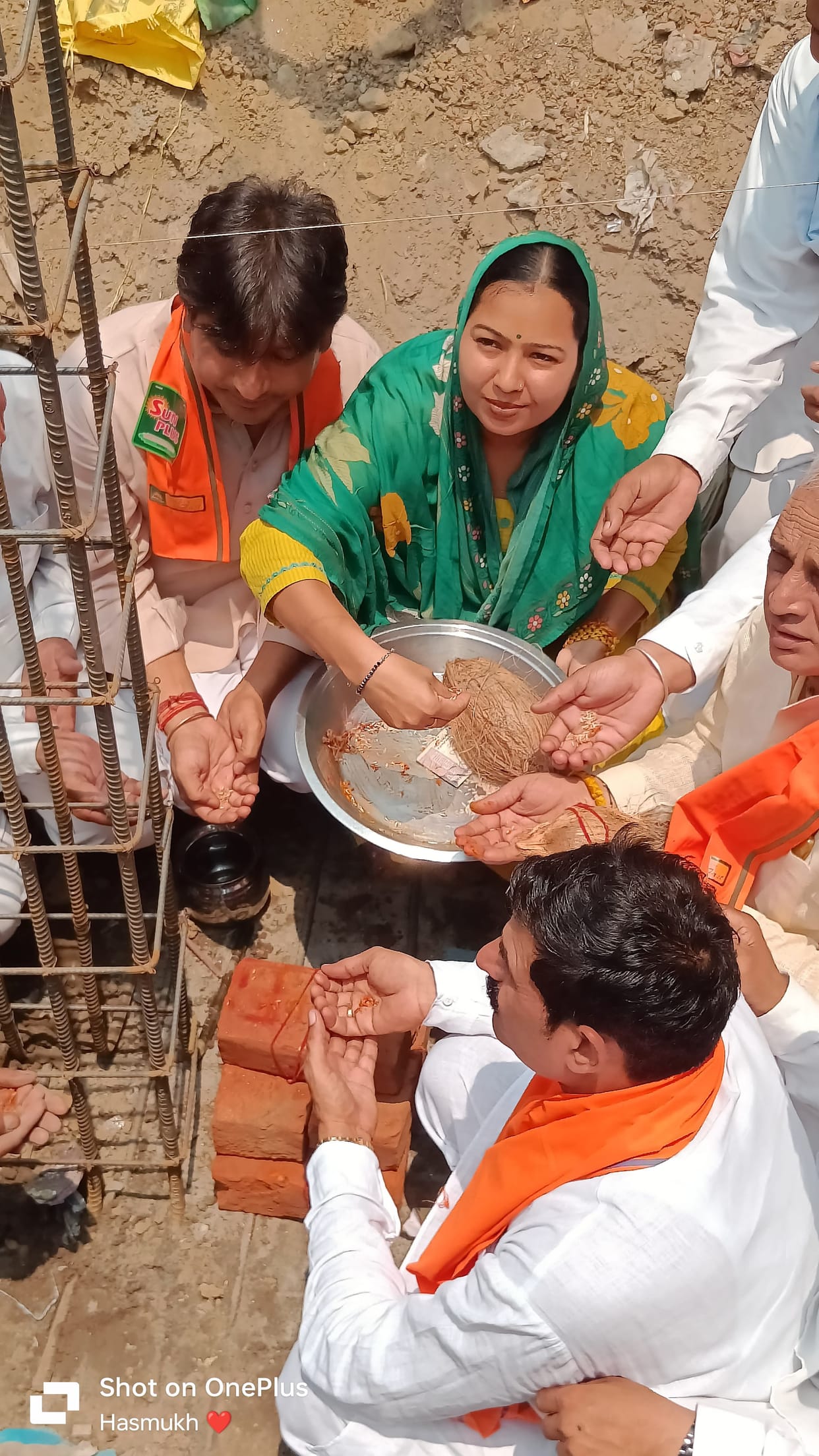 The Zilla Parishad President laid the foundation stone for development works in Chulkana.