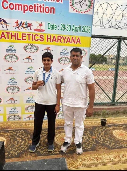 Bhavya wins gold medal in javelin throw at Indian Athletics