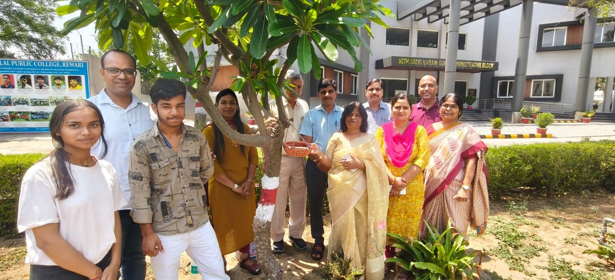 Volunteers installed water and food containers for birds.