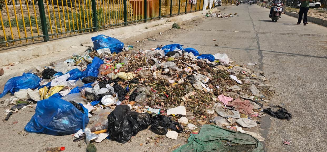350 to 400 tonnes of garbage accumulated in the city in 10 days