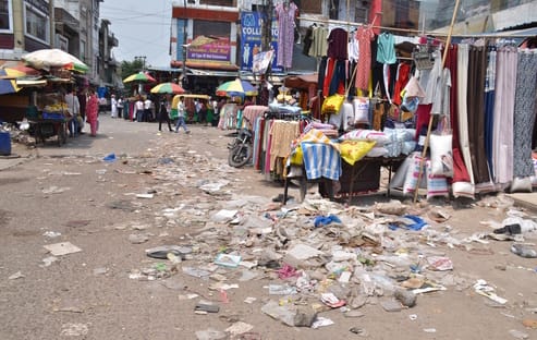 Smart city on paper... garbage on the ground