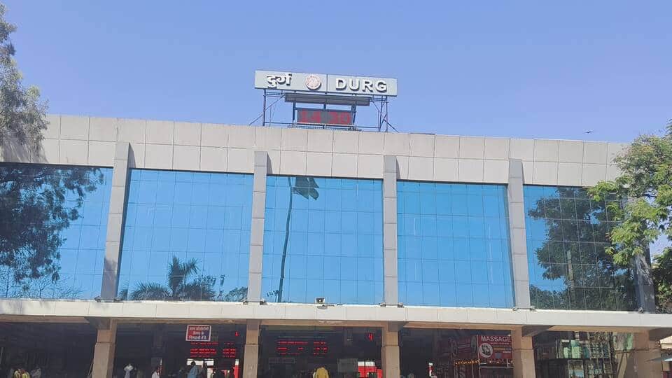 दुर्ग रेलवे स्टेशन पर बड़ा हादसा टला