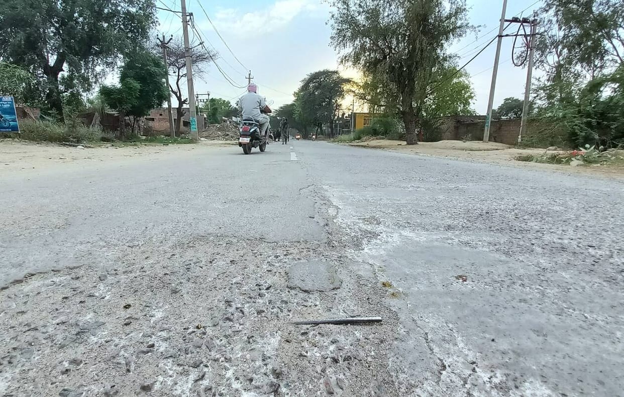 pits in road