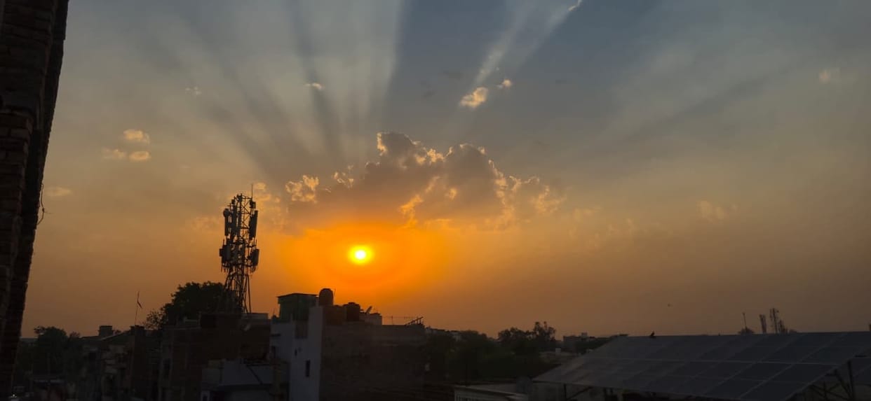 The heat of Jyeshtha has raised the mercury, with clouds and winds expected from today.