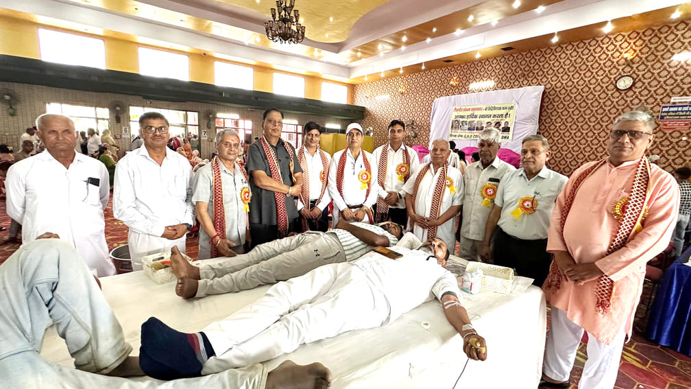 105 Units of Blood Collected at the Camp