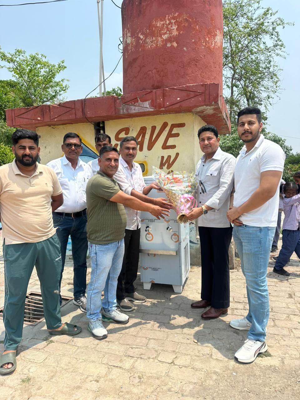 Water Cooler Donated to the School