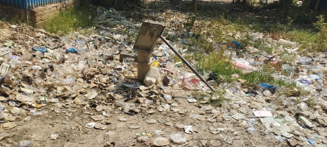 Three water coolers and two hand pumps are out of order, causing water shortage.