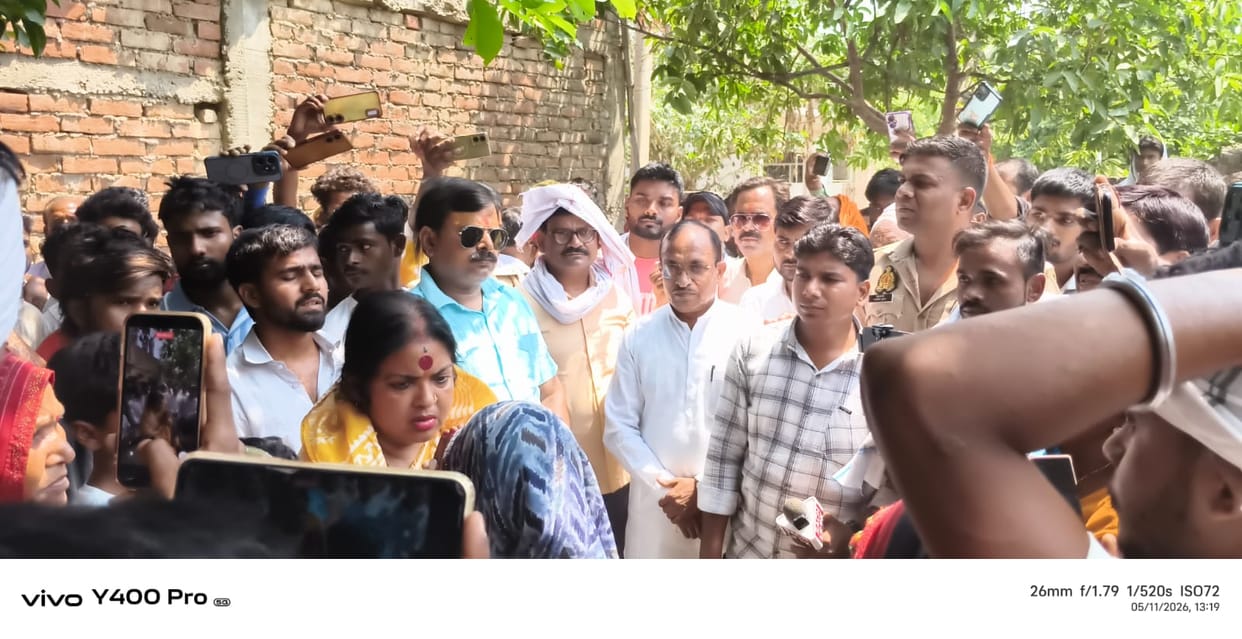 Tension prevails in the village after the murder of a student, the body is kept at the house of the accused