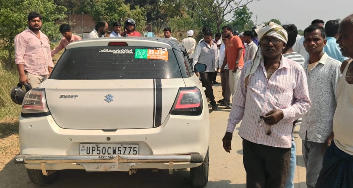 Tailor riding a bicycle dies after being hit by a car written on it by a BJP leader