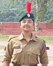 Shivanshika got first place in the firing camp