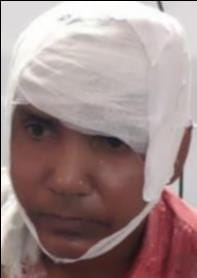 Dispute over changing coloured notes, customer suffers head injury