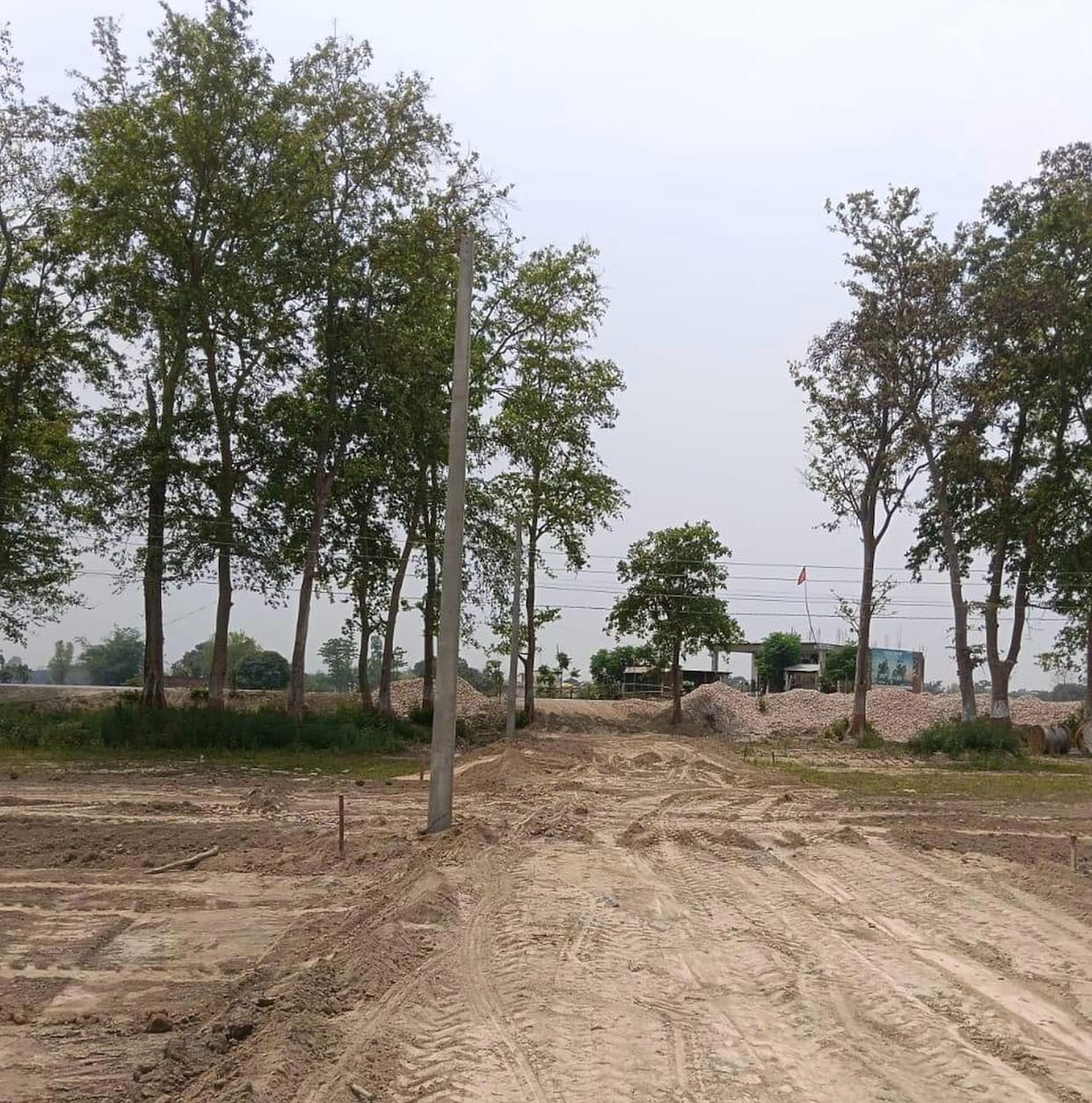 Four months have passed, but the foundation for the house has not been laid.