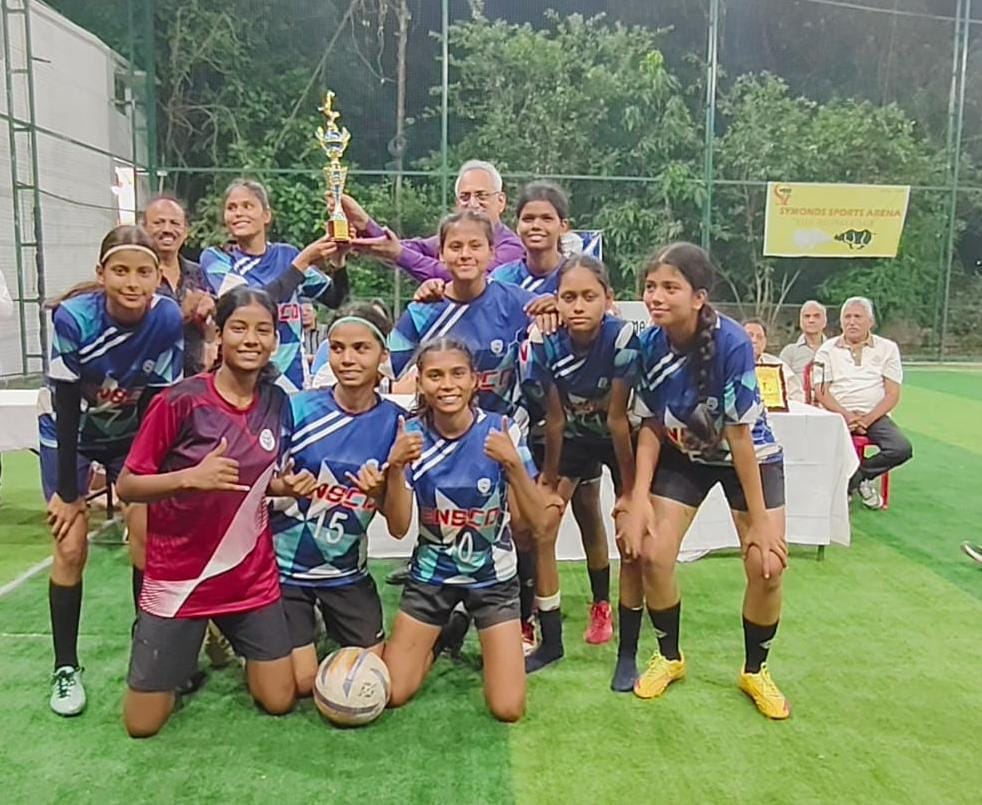 MMM Stadium team won the football competition trophy