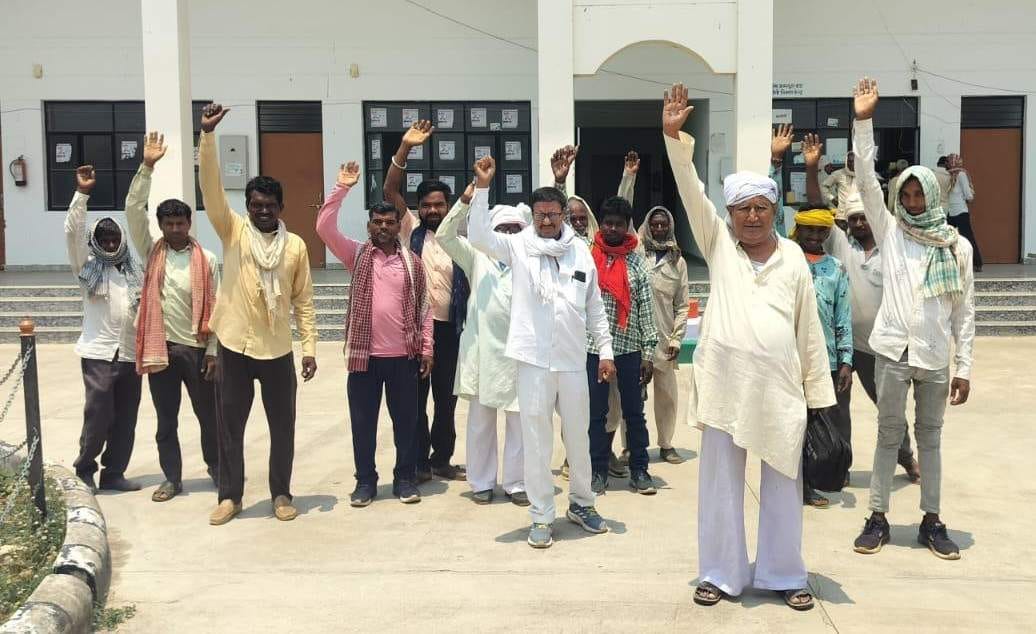 CPI protested against the demolition of tribal homes