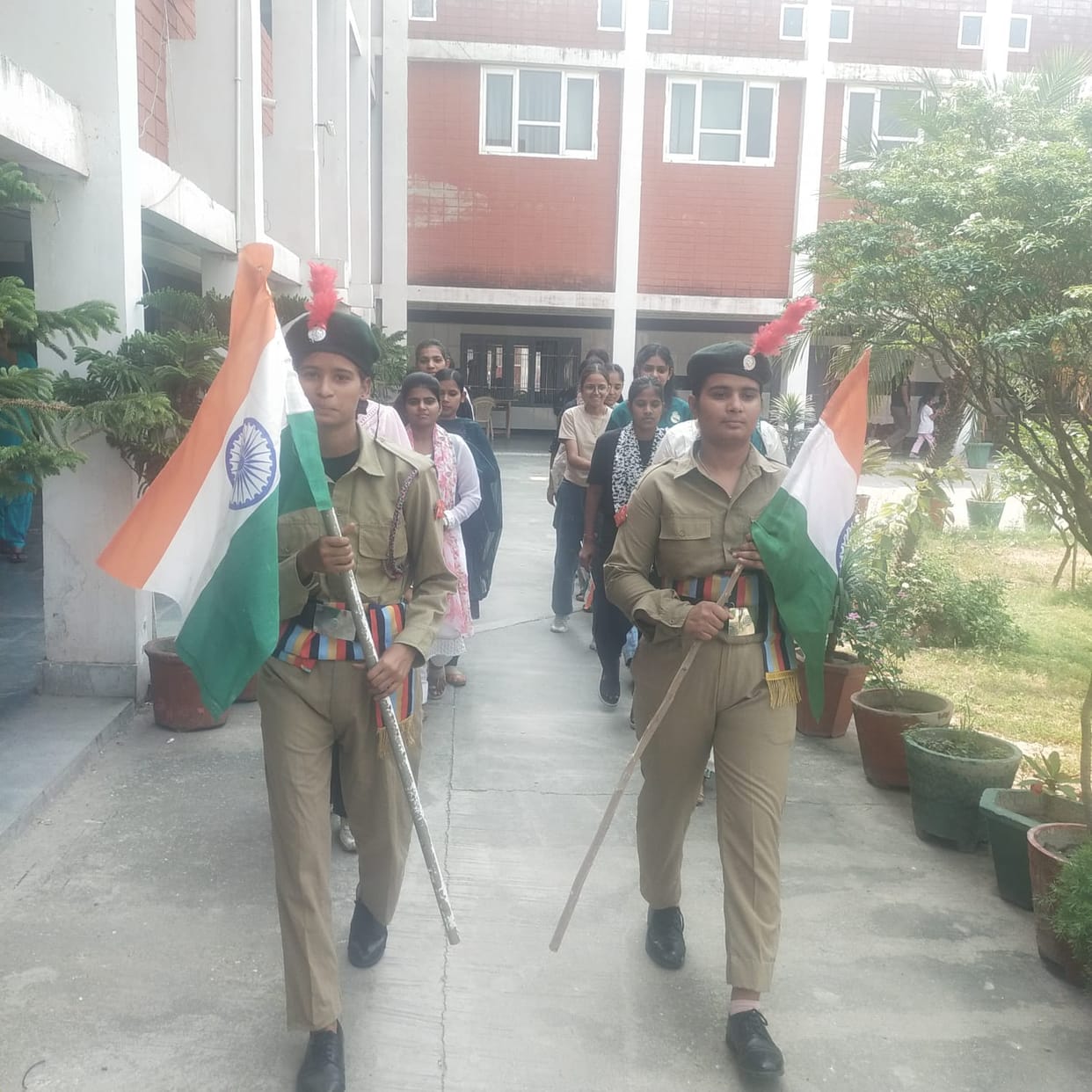 Awareness rally by girl students