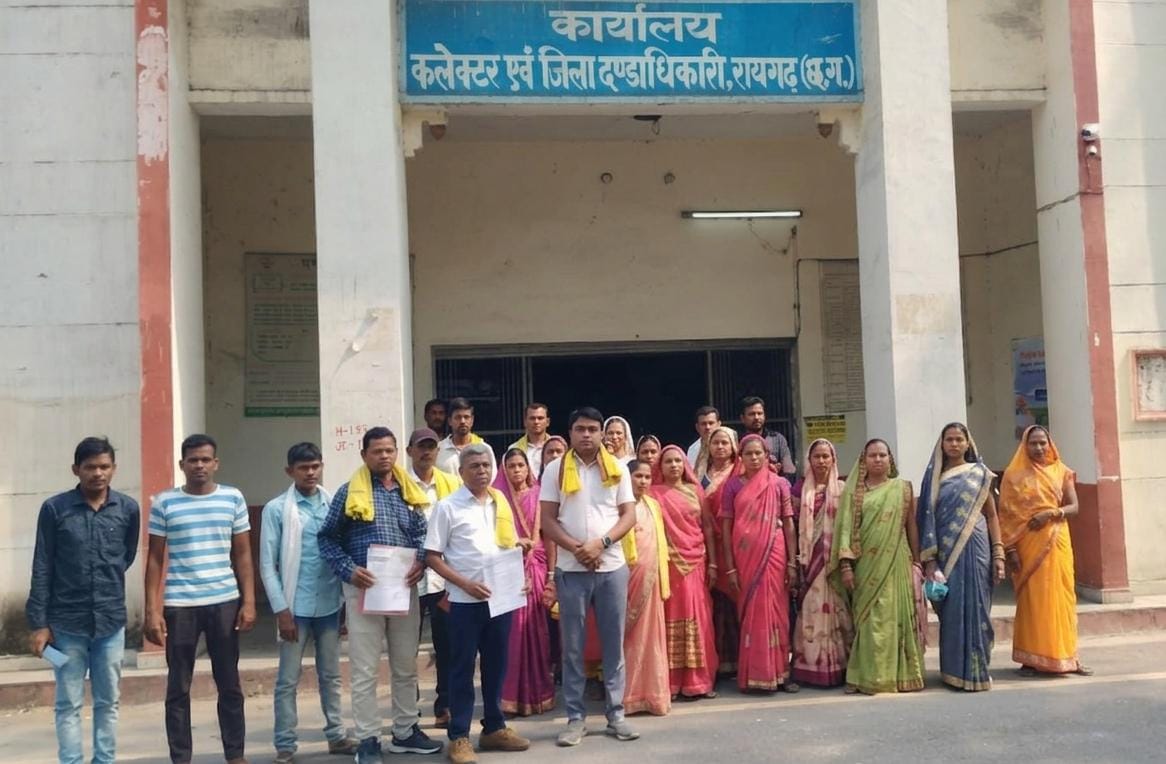 Gondwana Gantantra Party submitted memorandum regarding road construction in Raigarh