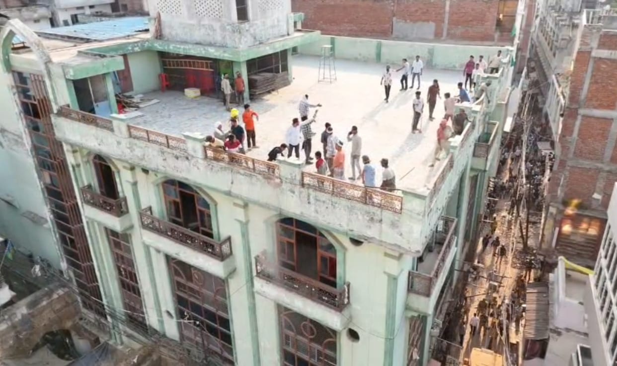 Dalmandi Varanasi management itself demolish portion Langda Hafiz Mosque directives issued debris cleared
