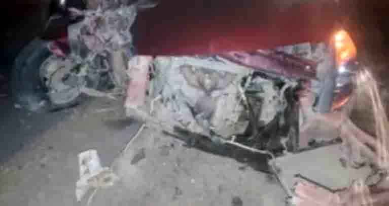 Two Dead and Five Injured in Raigarh as Speeding Cars Lose Control