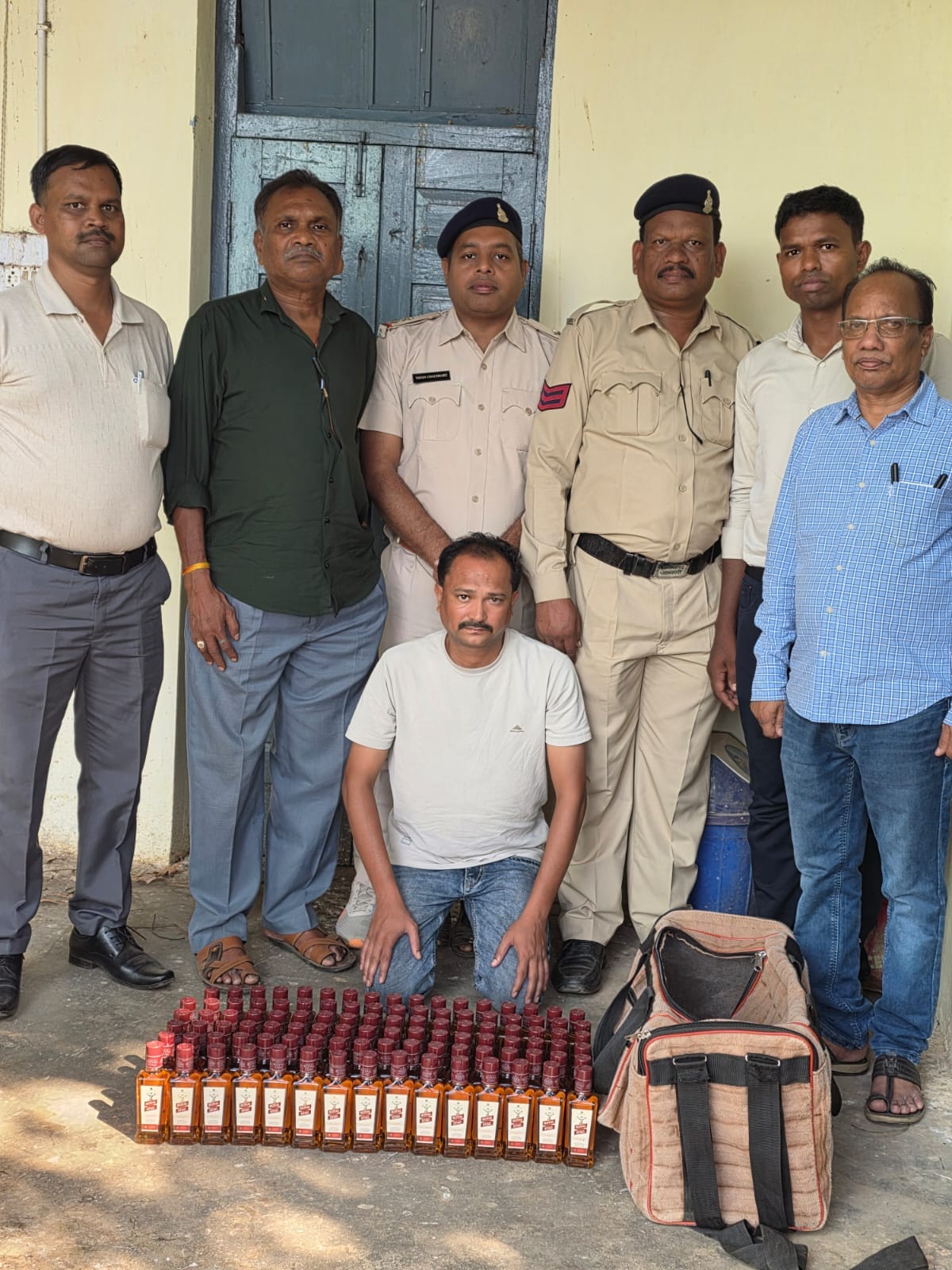 Excise Department Raid! 18.72 Bulk Liters of Illicit Foreign Liquor Seized