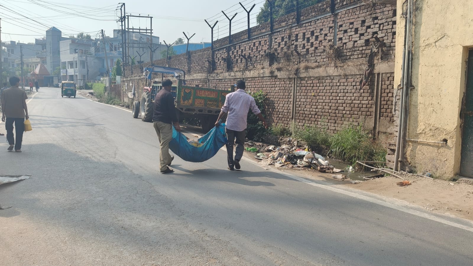 Cleaning of drain from Unicamp Chowk to Vardhaman