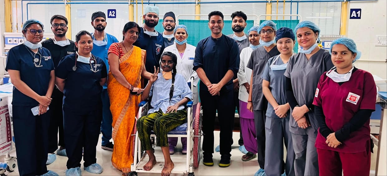 After 70 days on a ventilator, the young woman defeated death