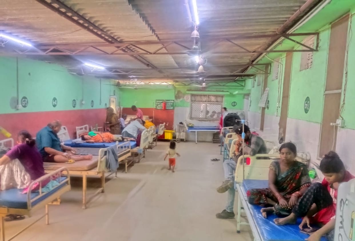 Patients suffer under tin sheds, fans and coolers become showpieces