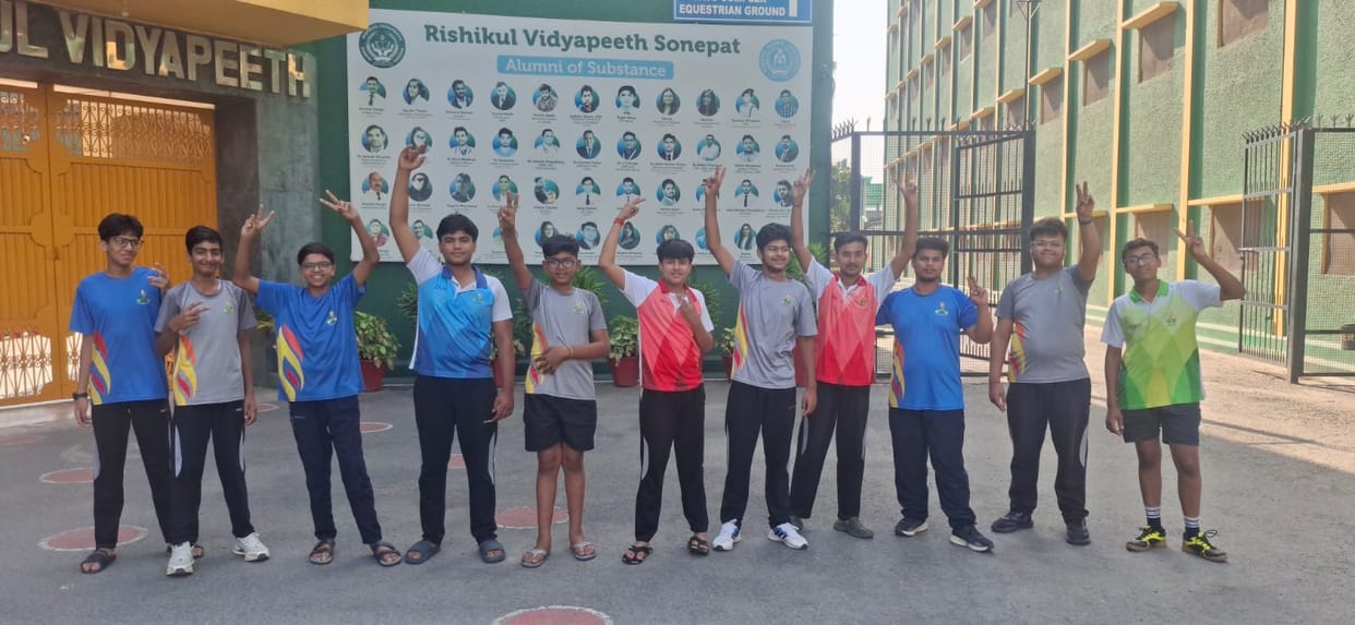 Chahar of Rishikul Vidyapeeth stood first with 98 percent marks.