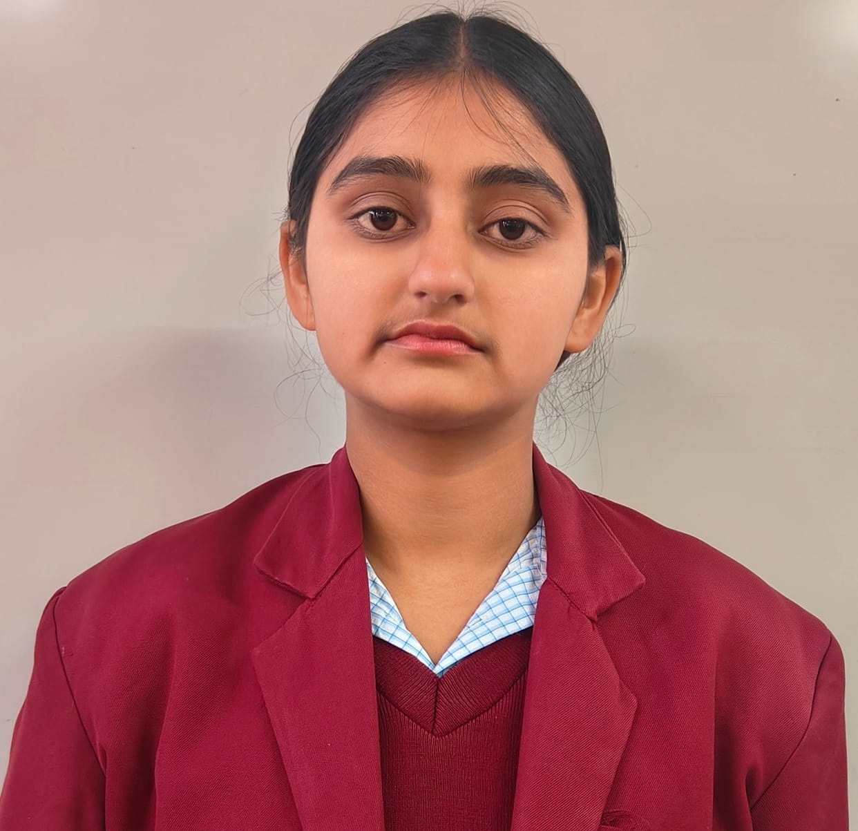 Aarushi Singh of JNV Kothipura topped the district with 96.4 marks.