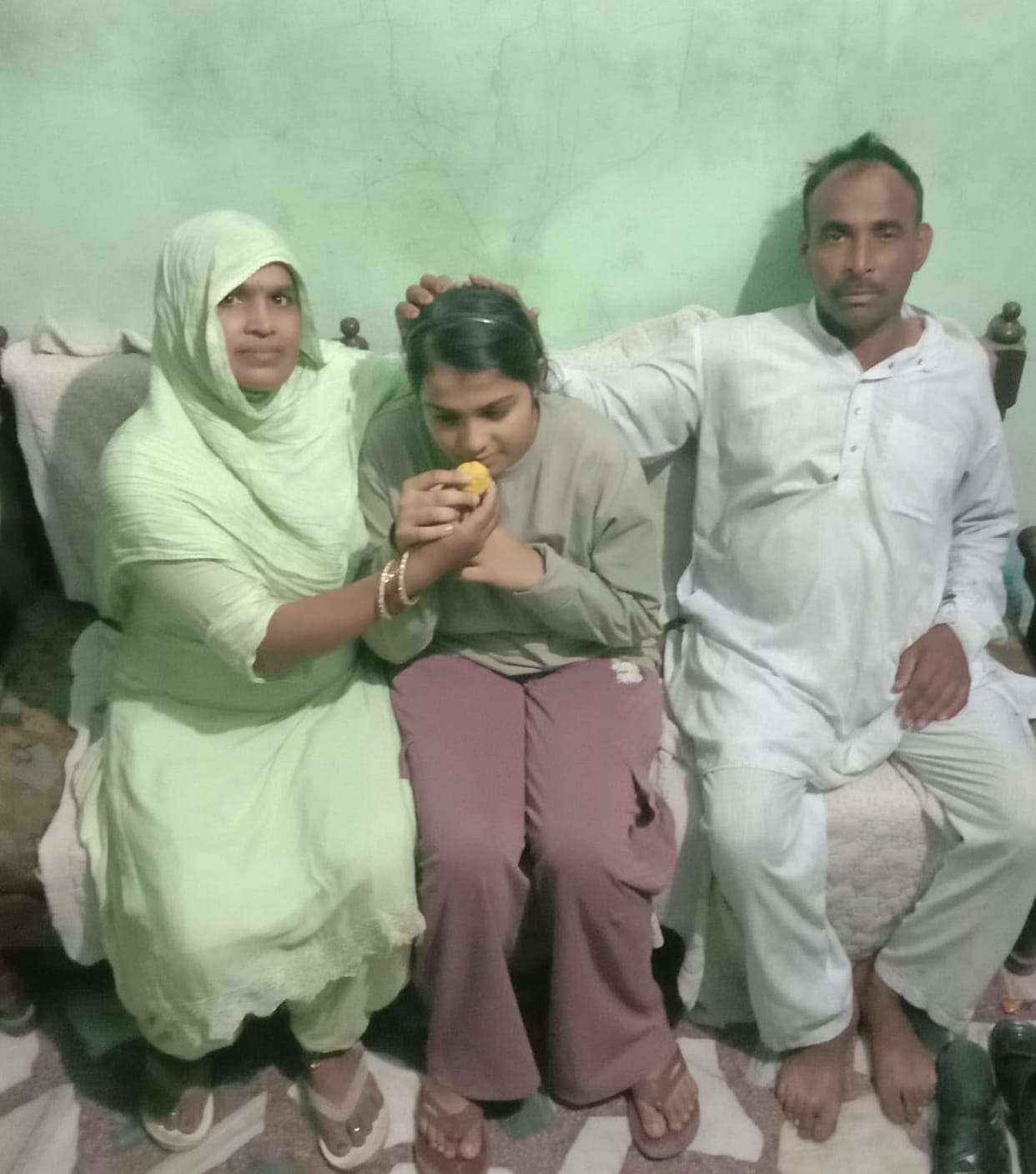 Chhavi, a government school student, scored 96% marks.