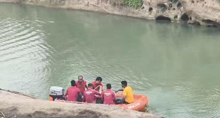 The youth who drowned in Ahiran river in Korba was not found even on second day