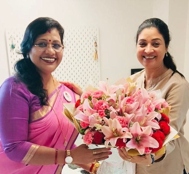 Newly appointed acting president of Chhattisgarh Mahila Congress met Alka Lamba