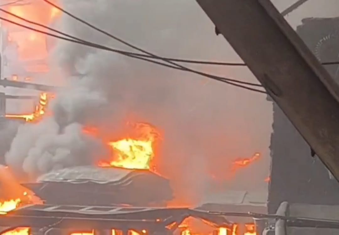 Fire breaks out at a fibre company in Bhiwadi industrial area