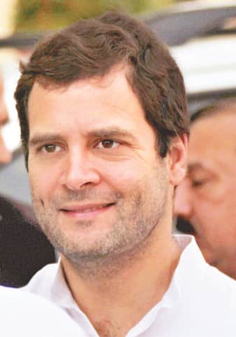 राहुल गांधी।