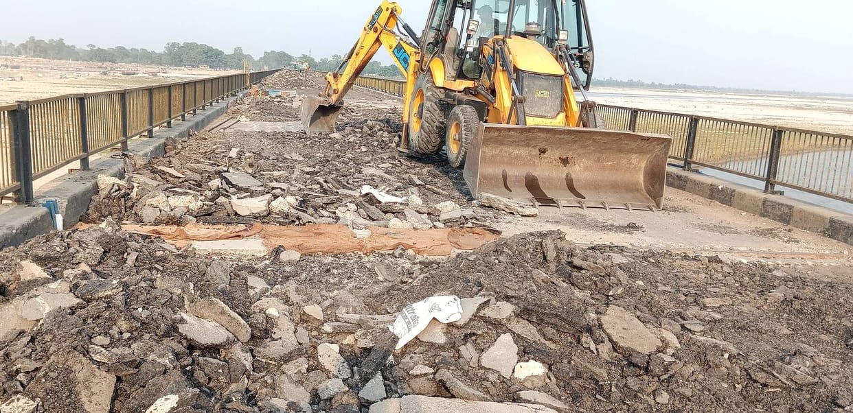 Sanjay Setu repair work in full swing